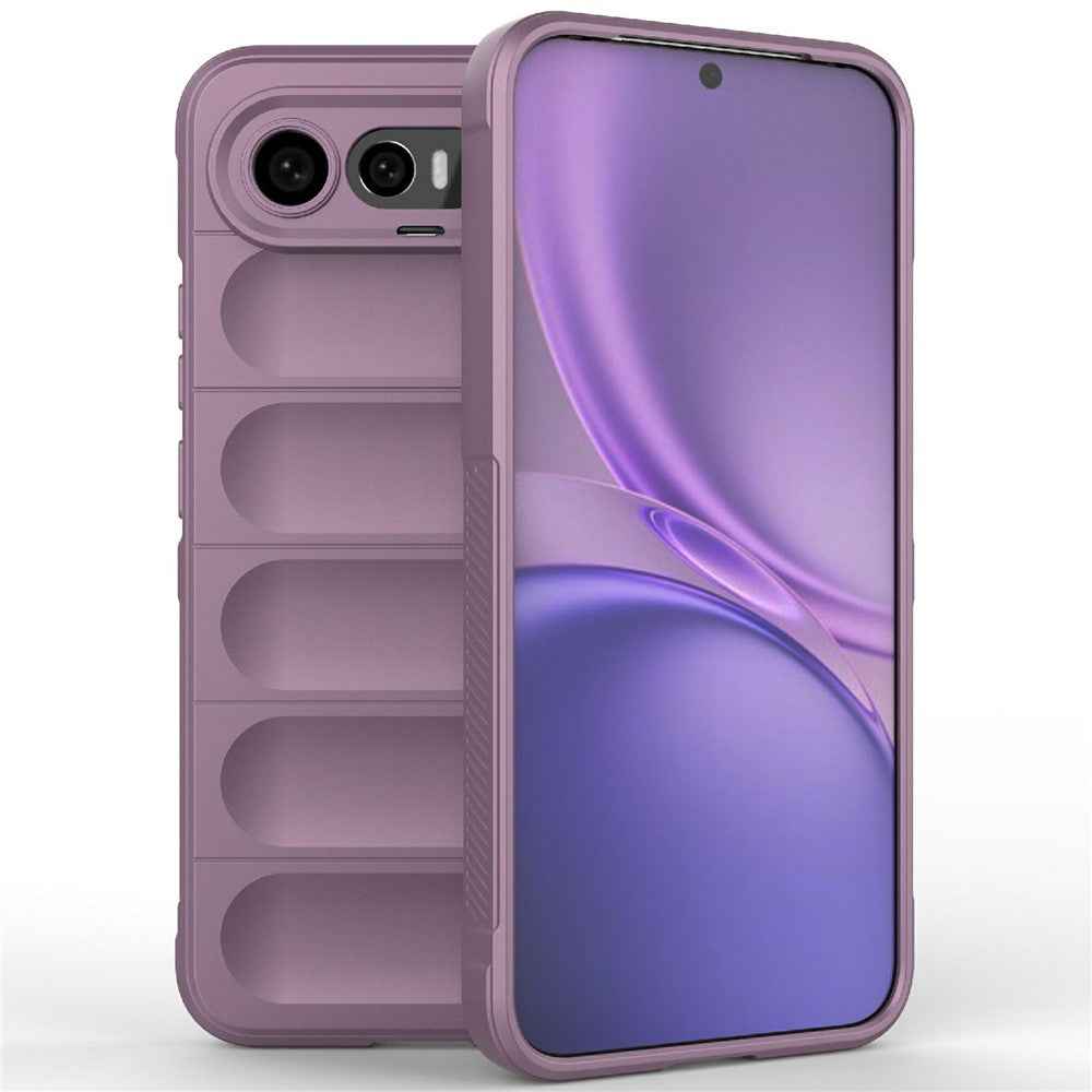 For vivo X300 FE 5G Phone Case Anti-Drop Soft TPU Rugged Back Cover - Light Purple
