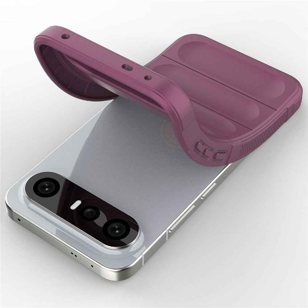 For vivo X300 FE 5G Phone Case Anti-Drop Soft TPU Rugged Back Cover - Light Purple