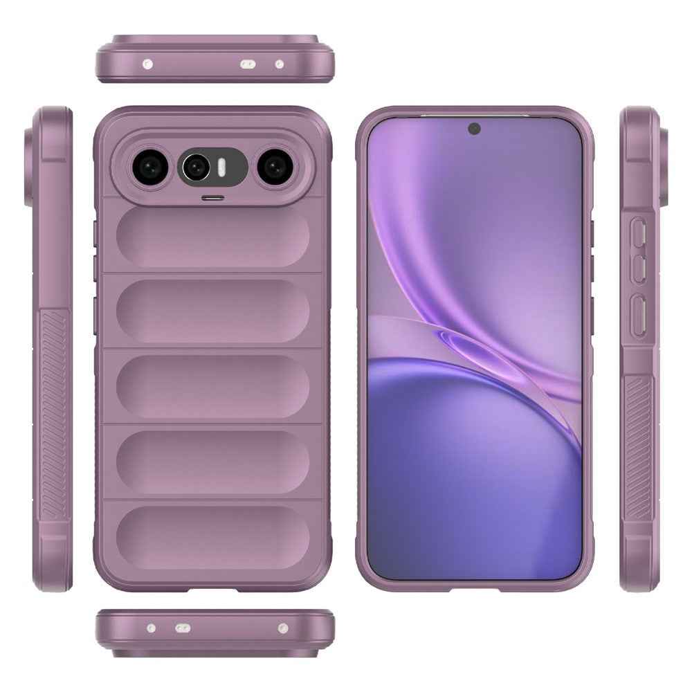 For vivo X300 FE 5G Phone Case Anti-Drop Soft TPU Rugged Back Cover - Light Purple