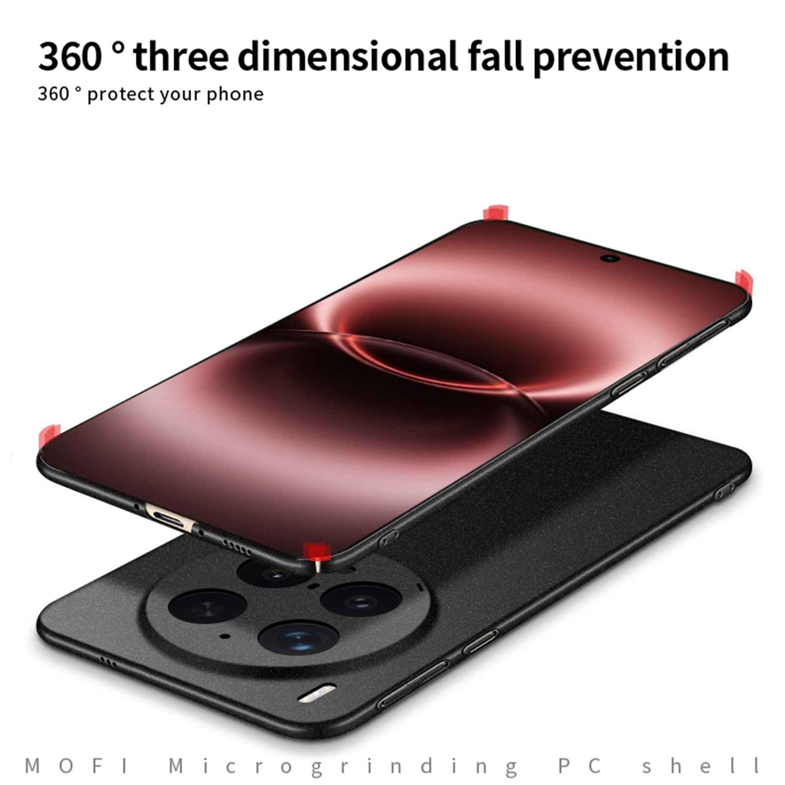 MOFI for vivo X300 Ultra 5G Shield Matte Series PC Case Slim Fit Phone Cover - Black