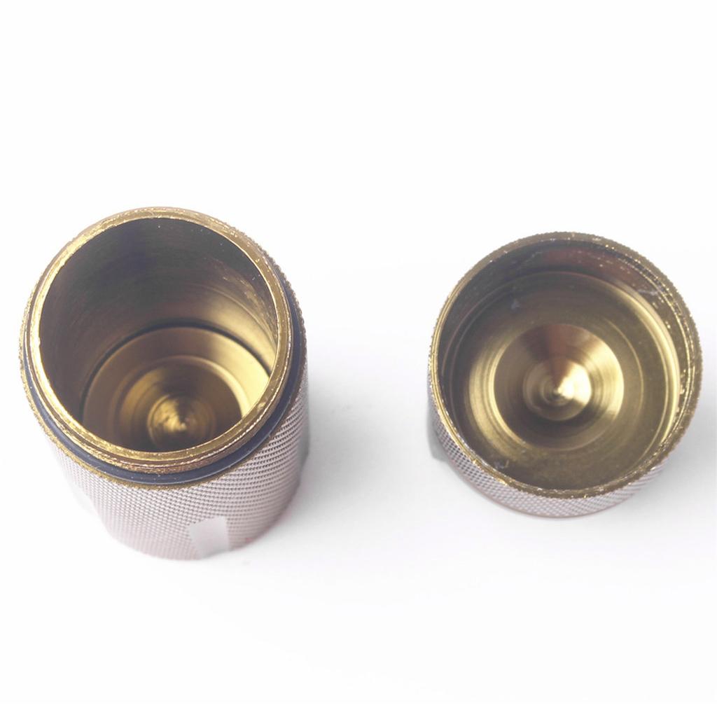Survival Pill Box Case Waterproof Aluminum Holder Container Medicine Capsule Green