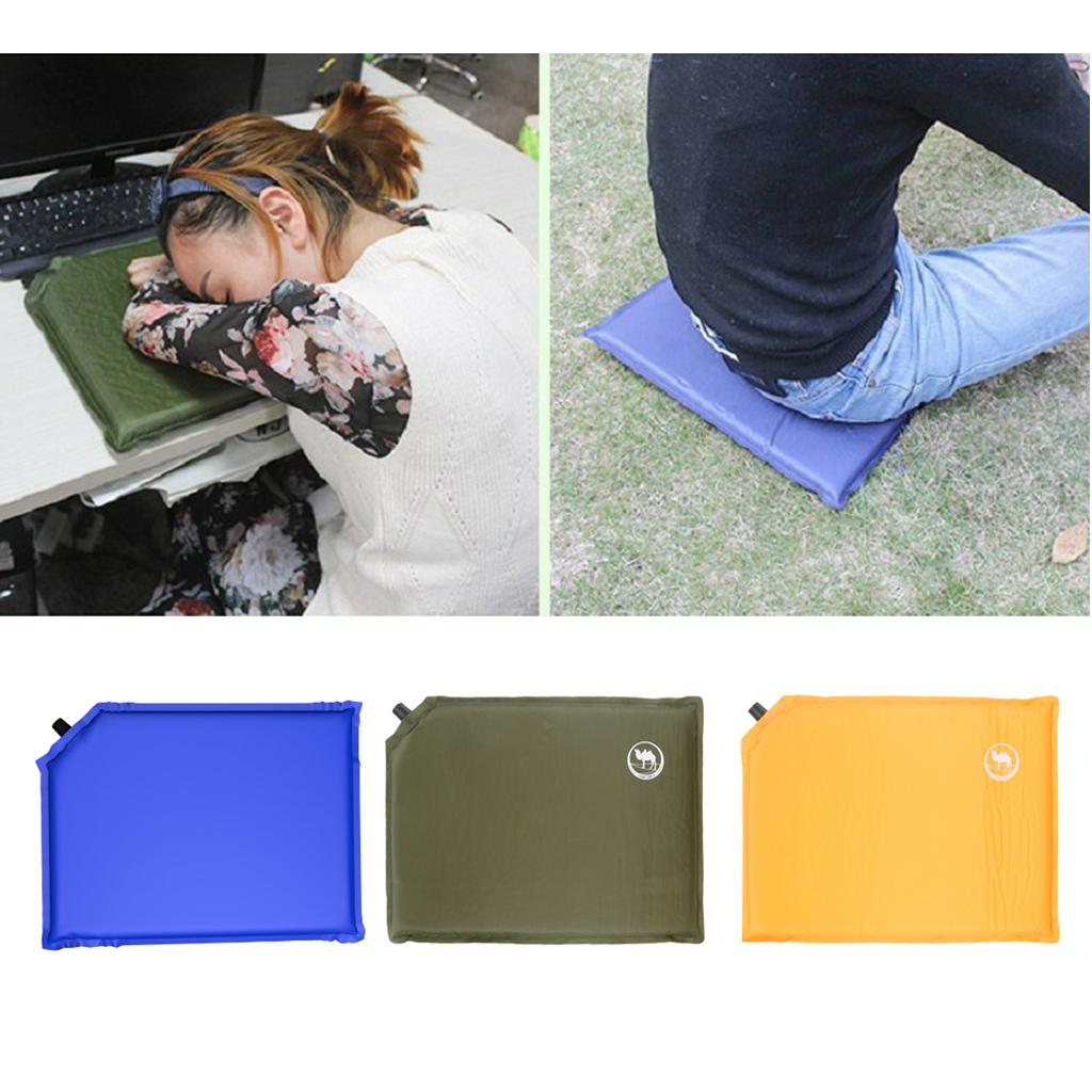 2Pcs Self-Inflating Travel Camping Seat Cushion Garden Picnic Seat Pad Mat