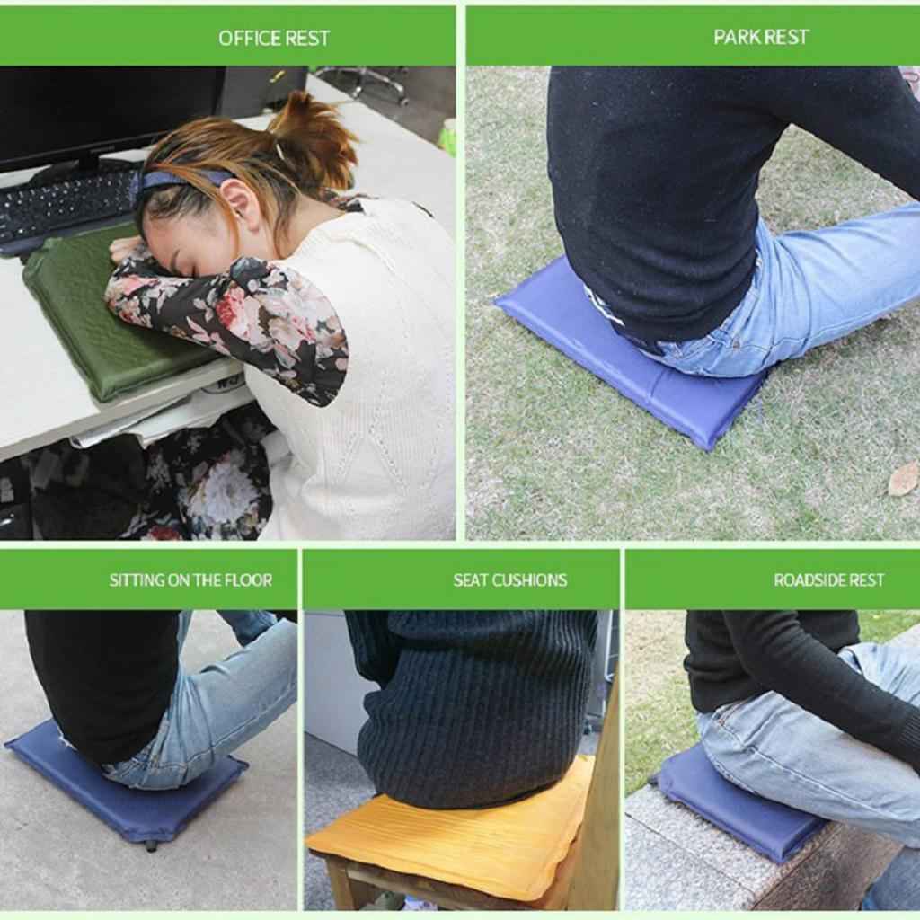 Self-Inflating Seat Cushion Lightweight Portable Mat with Storage Bag Yellow