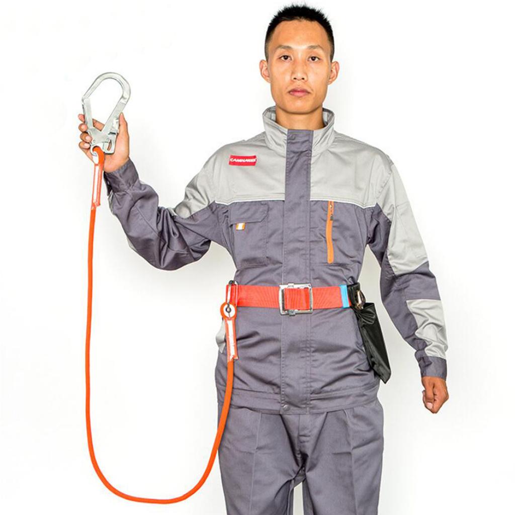 Rock Climbing Protection Harness Belt Safe Strap Landyard 3m medium hook