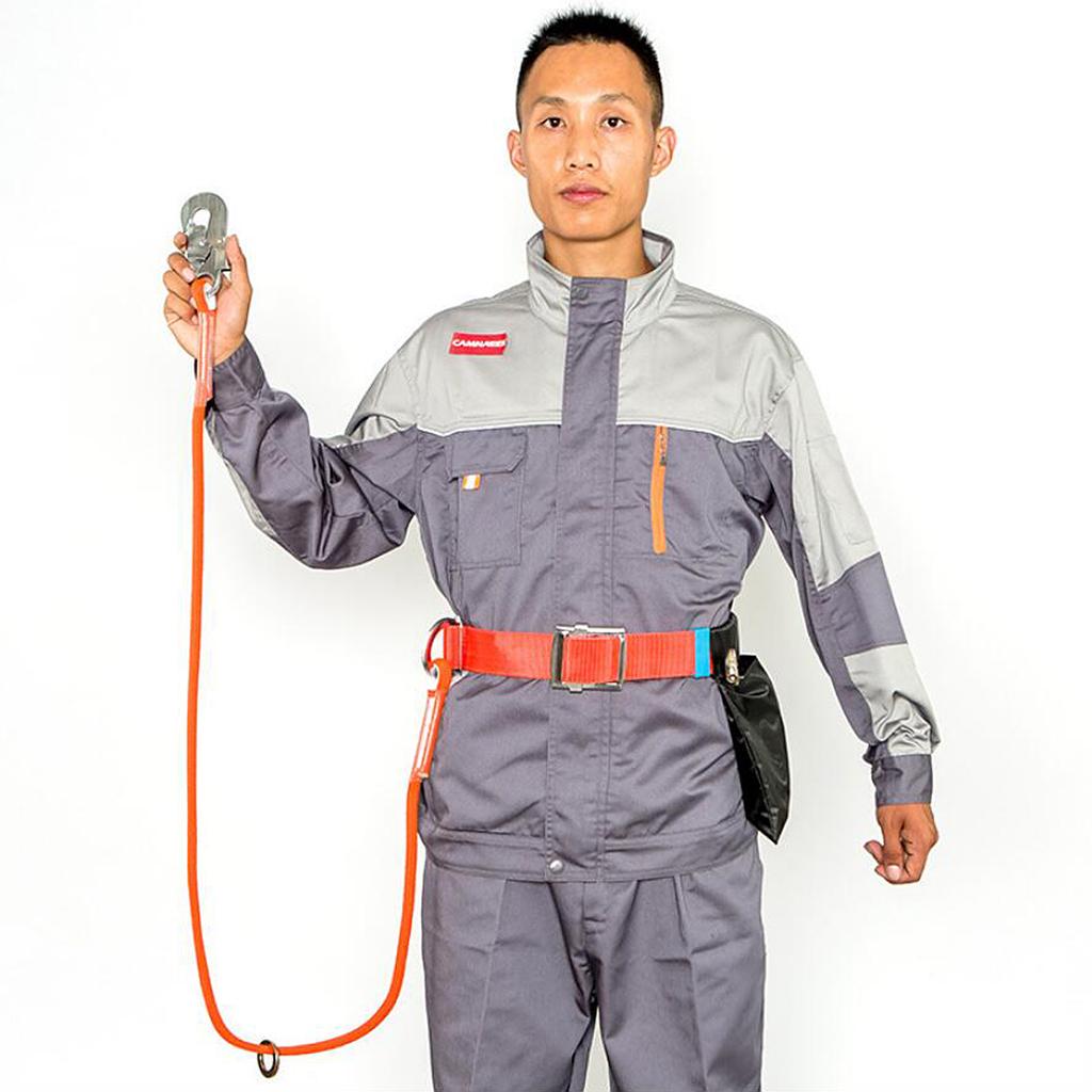 Rock Climbing Protection Harness Belt Safe Strap Landyard 3m medium hook