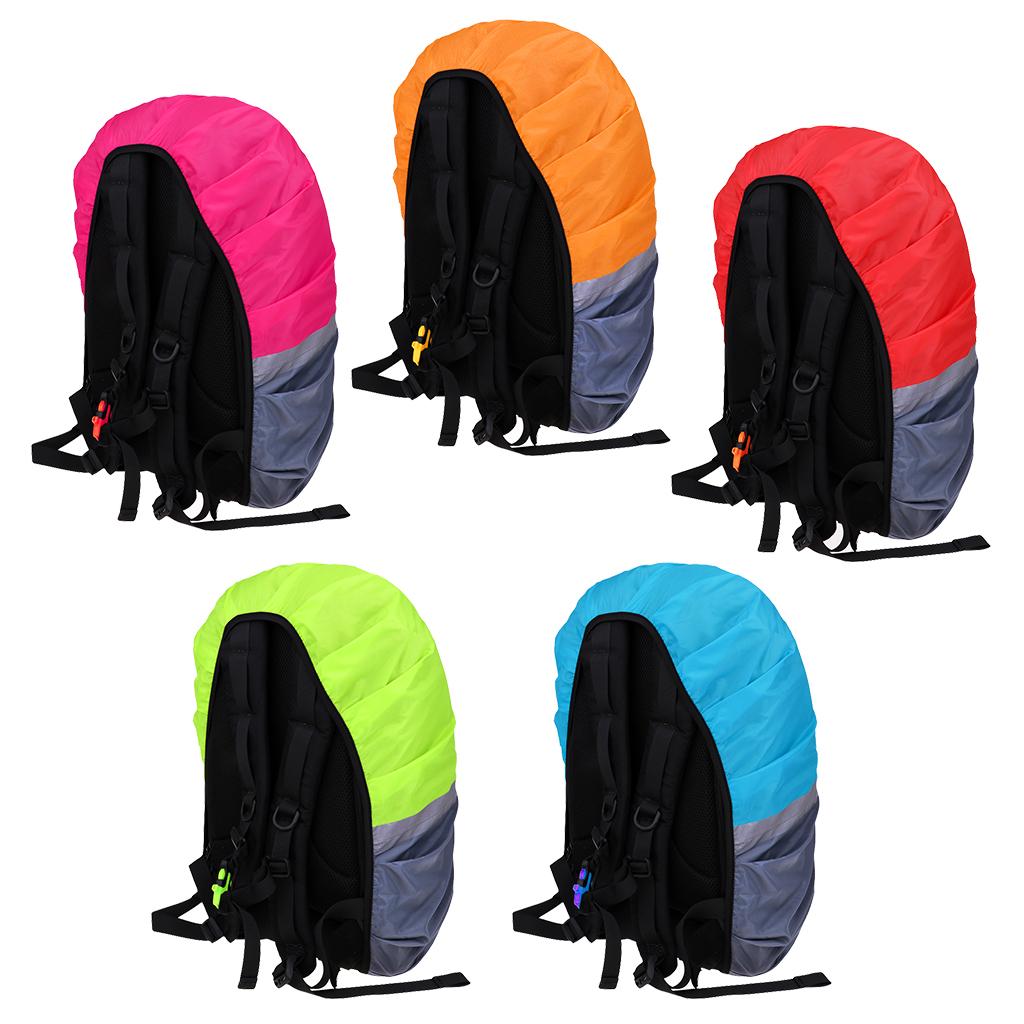 Waterproof Dust Rain Cover Travel Hiking Backpack Camping Rucksack Bag M Orange
