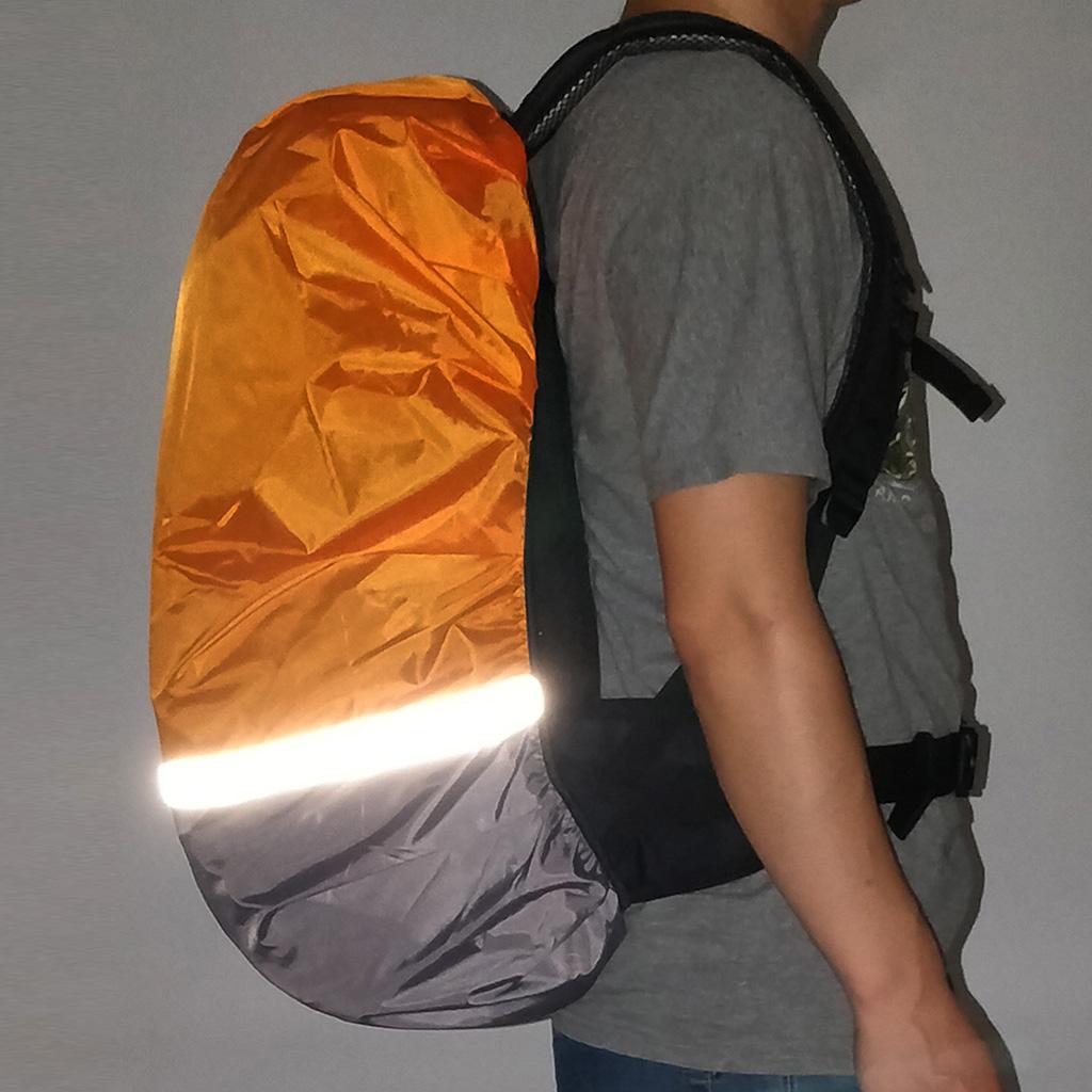 Waterproof Dust Rain Cover Travel Hiking Backpack Camping Rucksack Bag M Pink