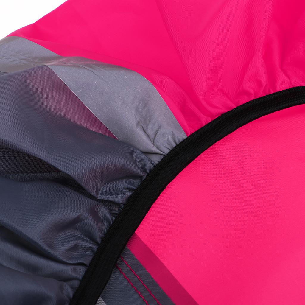 Waterproof Dust Rain Cover Travel Hiking Backpack Camping Rucksack Bag M Pink
