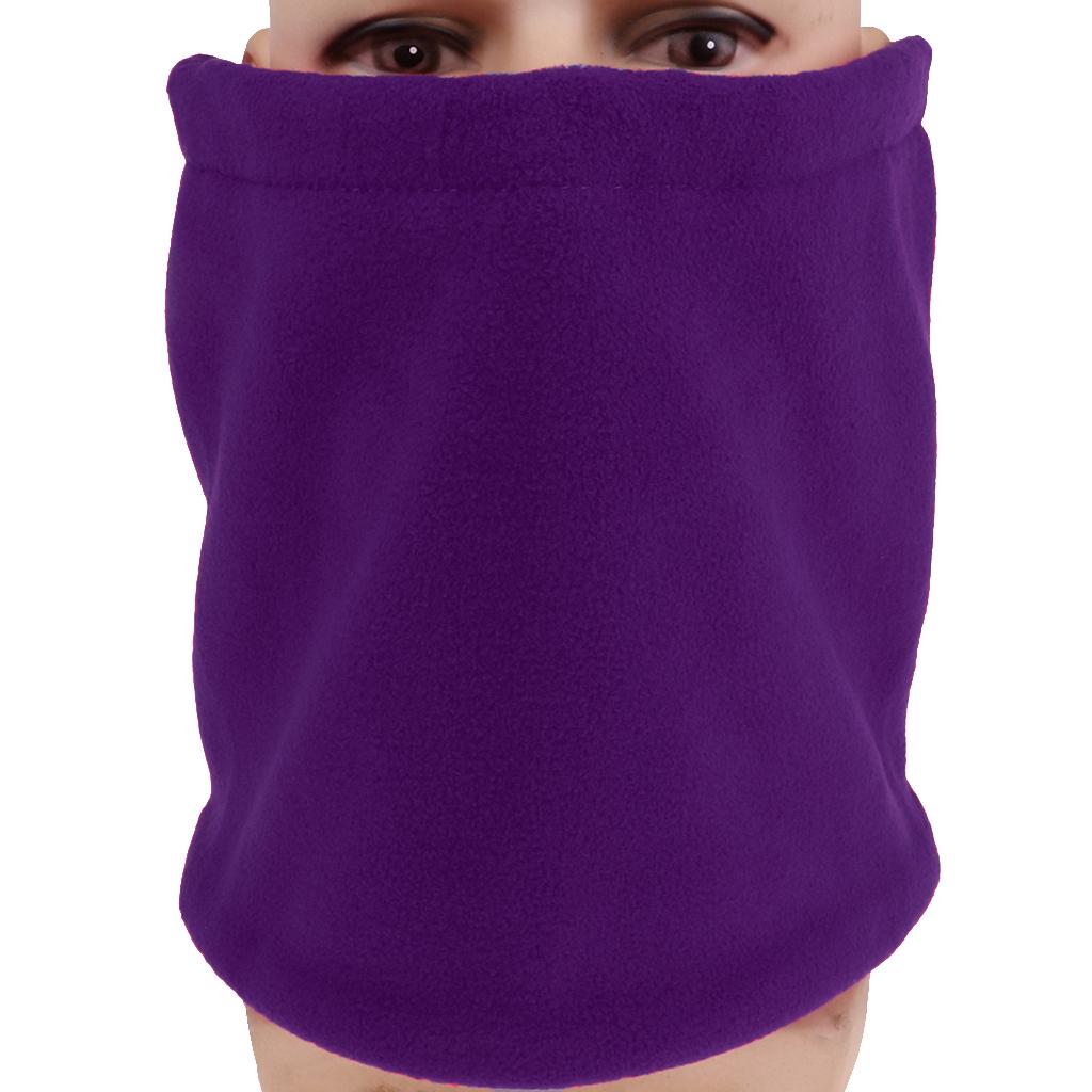 Tube Scarf Bandana Head Mask Cap Neck Gaiter Snood Headwear Beanie Violet