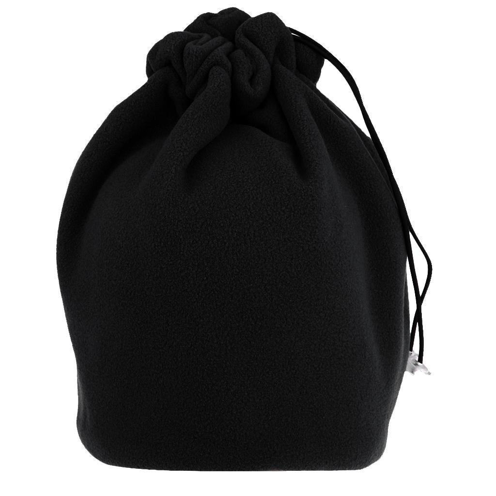 Tube Scarf Bandana Head Mask Cap Neck Gaiter Snood Headwear Beanie Black Inside Grey