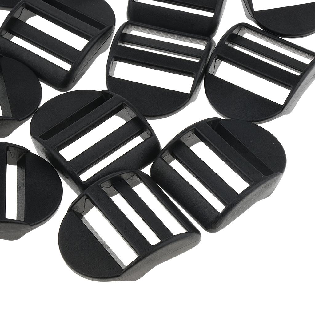 20Pcs Camping Waist Straps Buckles Clips Webbing Buckles Outdoor Tool 38MM
