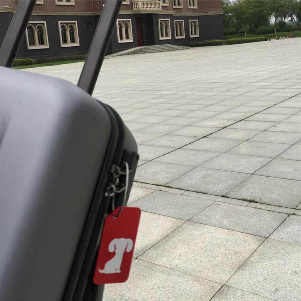 Metal Luggage Tag Card Suitcase Identity Address Name Label football