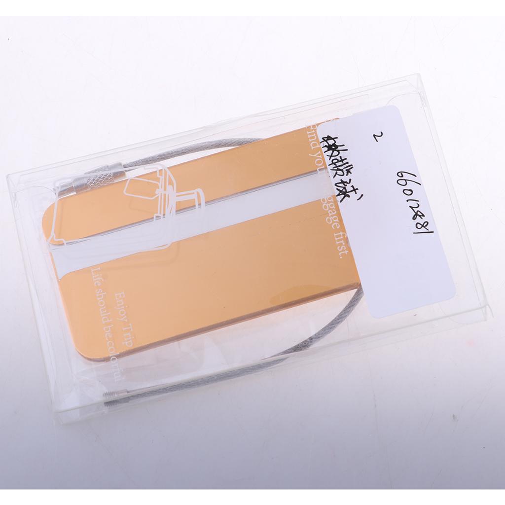 Metal Luggage Tag Card Suitcase Identity Address Name Label football