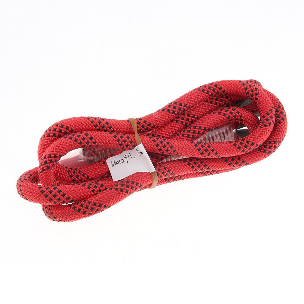 Climbing Knotted Pre-sewn Eye-to-Eye Prusik Loop Cord Static Rope Red 150cm