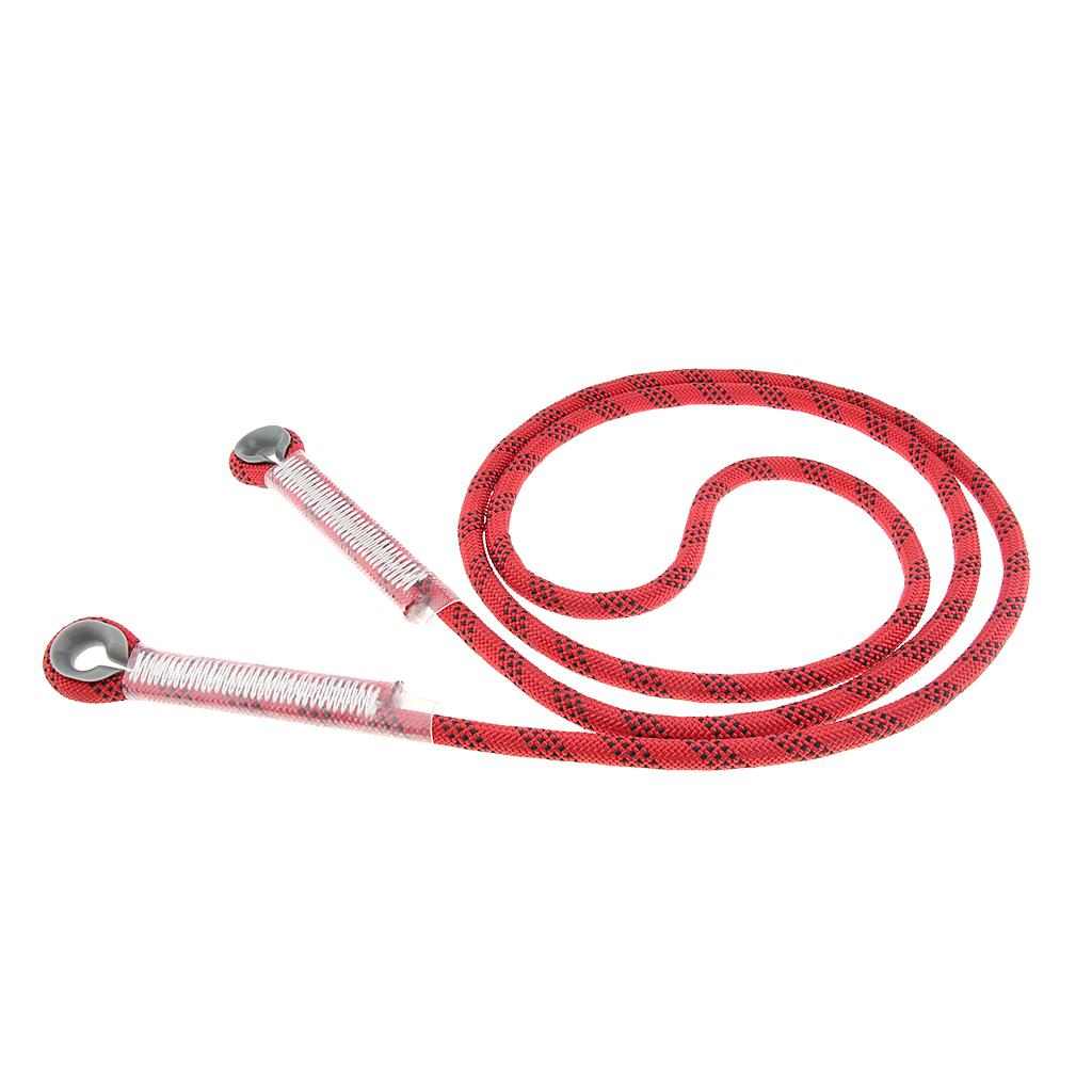 Climbing Knotted Pre-sewn Eye-to-Eye Prusik Loop Cord Static Rope Red 180cm