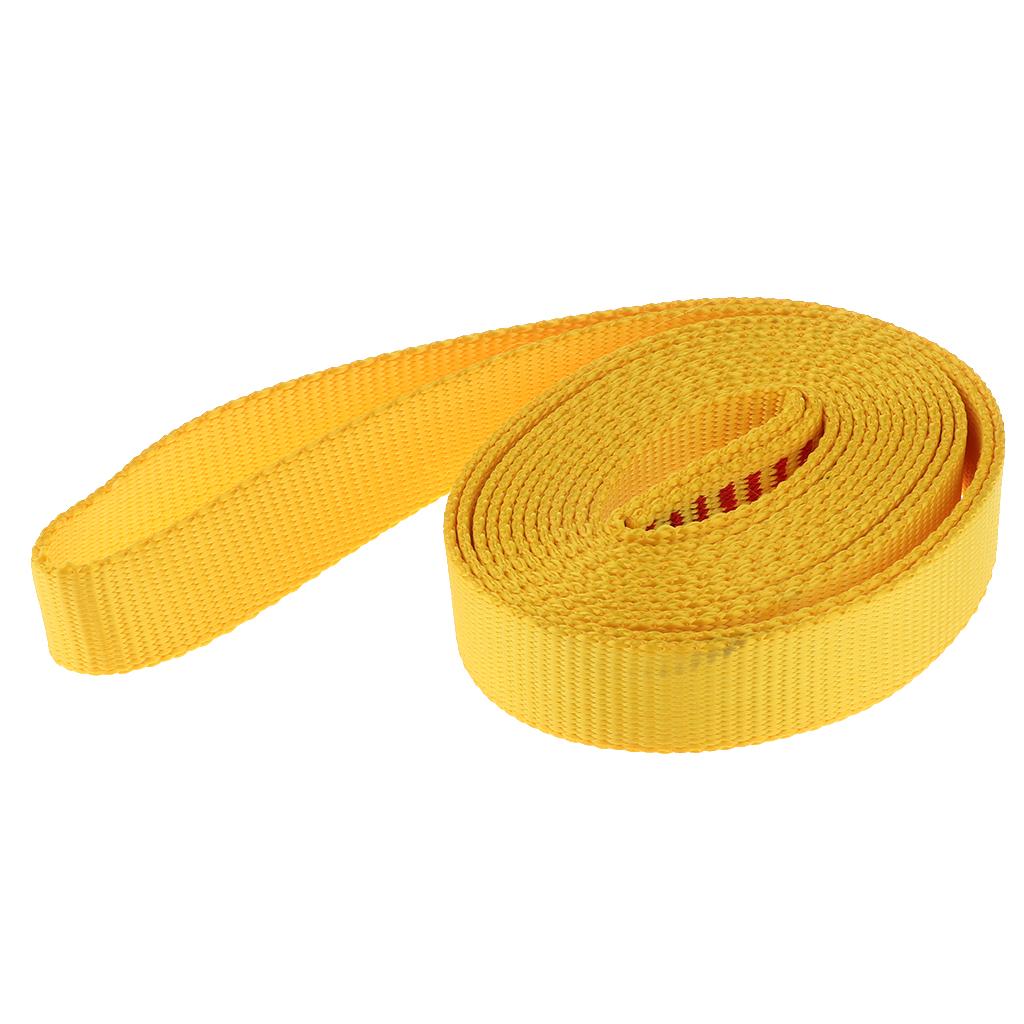 23KN Climbing Sling Fall Protection Rescue Safety Webbing Strap Belt Rope 180cm