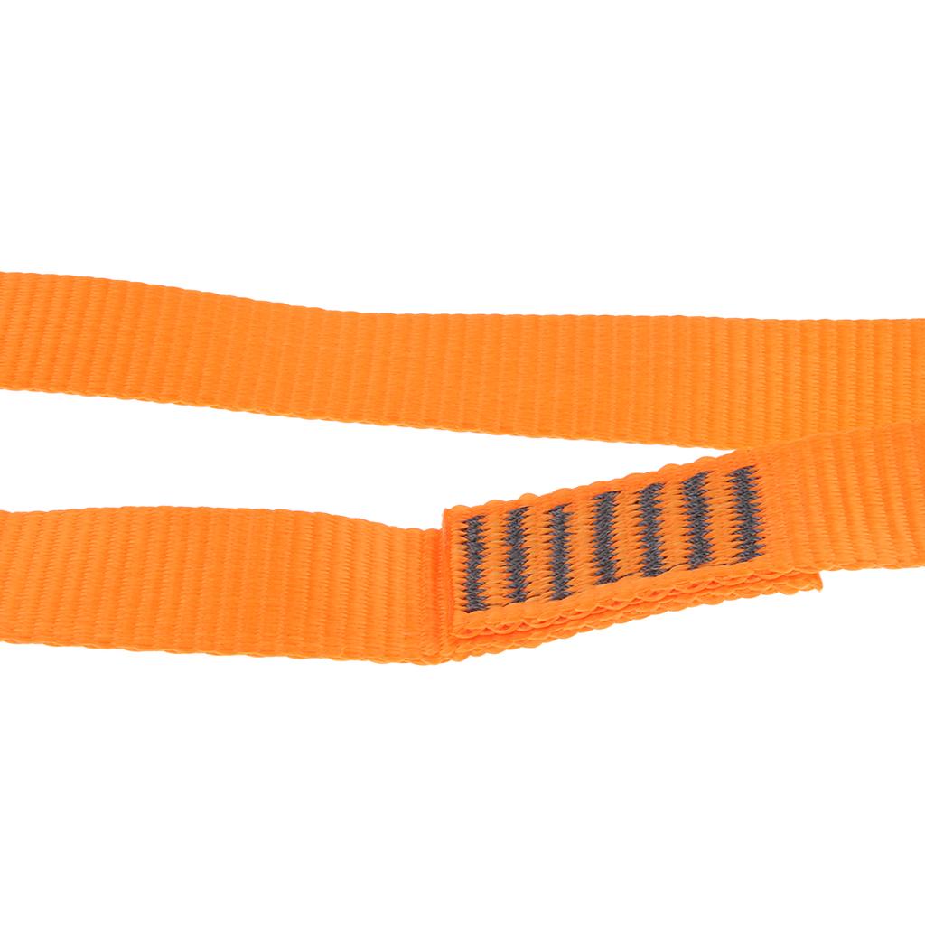 23KN Climbing Sling Fall Protection Rescue Safety Webbing Strap Belt Rope 210cm