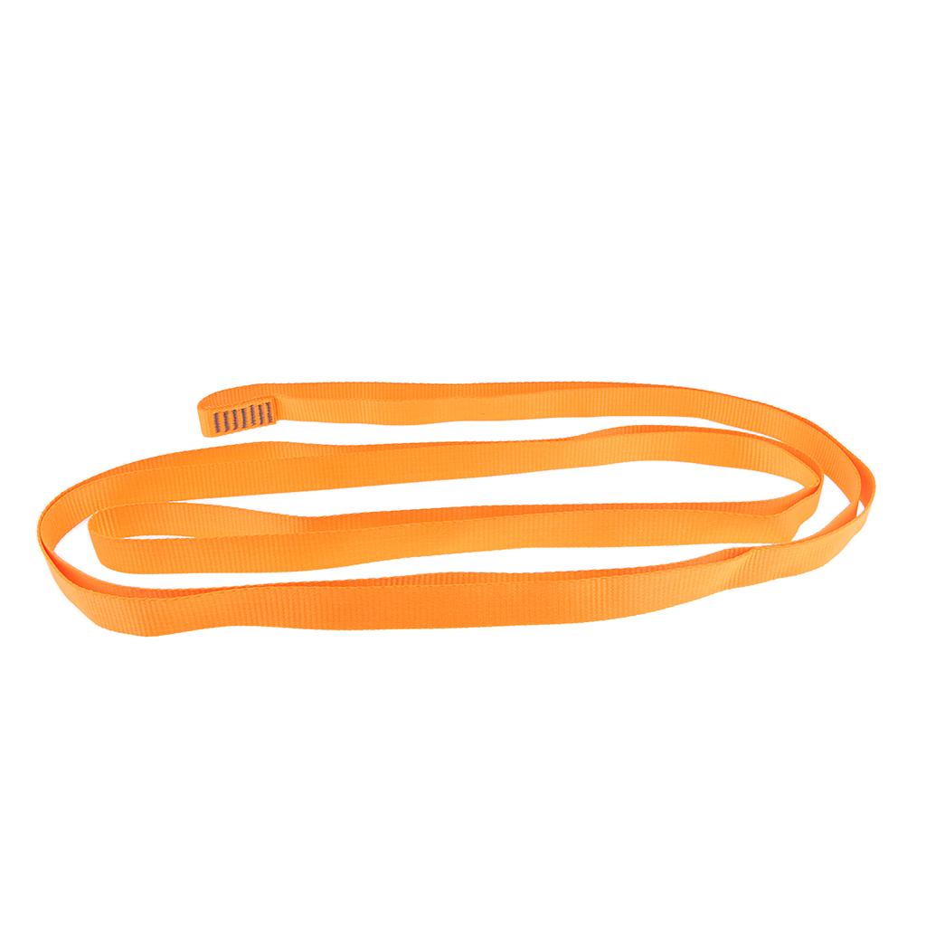 23KN Climbing Sling Fall Protection Rescue Safety Webbing Strap Belt Rope 210cm