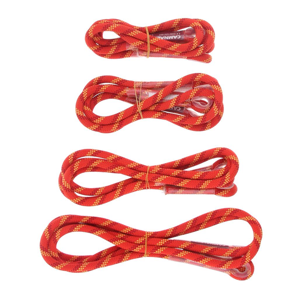 10.5mm Rock Climbing Nylon Pre-sewn Eye-to-Eye Prusik Loop Cord Rope 80cm