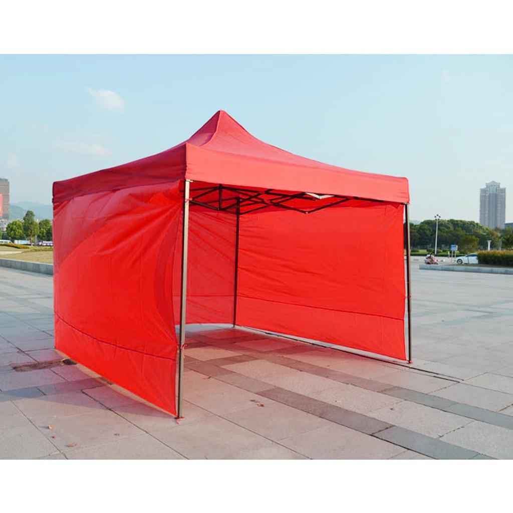 Waterproof Instant Canopy Tent Sidewall Sun Shade Shelter Red A 190x290cm
