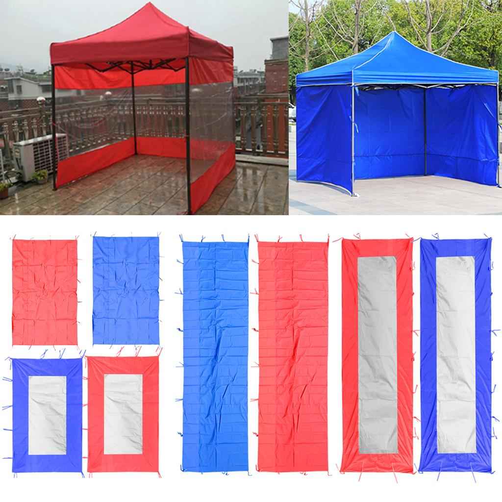 Waterproof Instant Canopy Tent Sidewall Sun Shade Shelter Red A 190x290cm