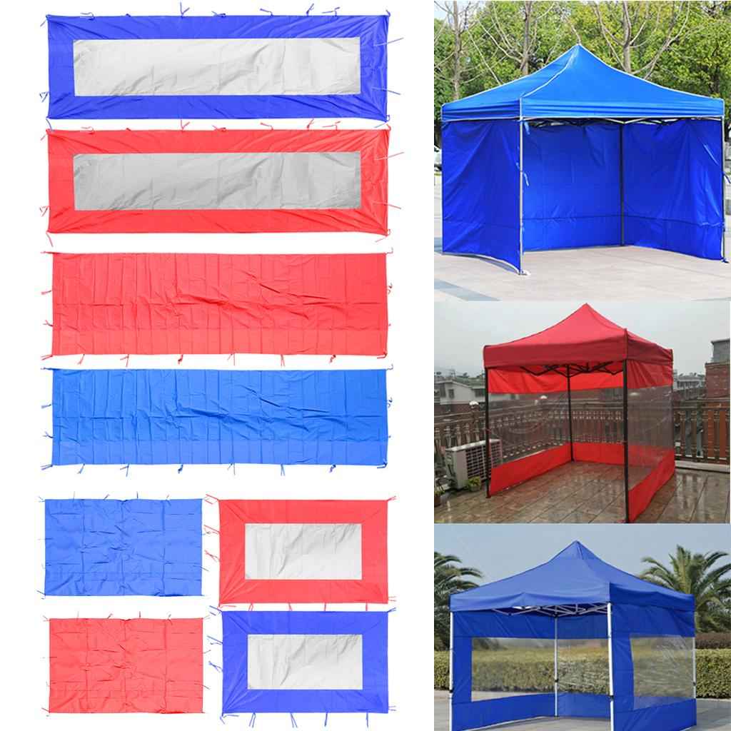 Waterproof Instant Canopy Tent Sidewall Sun Shade Shelter Red A 190x290cm