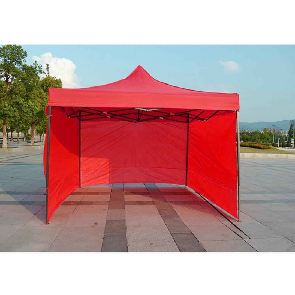 Waterproof Instant Canopy Tent Sidewall Sun Shade Shelter Red A 190x290cm
