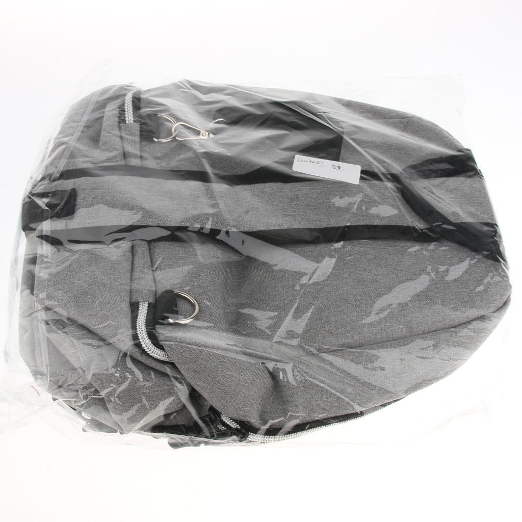 Outdoor Insulated Backpack Cooler Camping Travel Lunch Bag Storage Pouch Grey