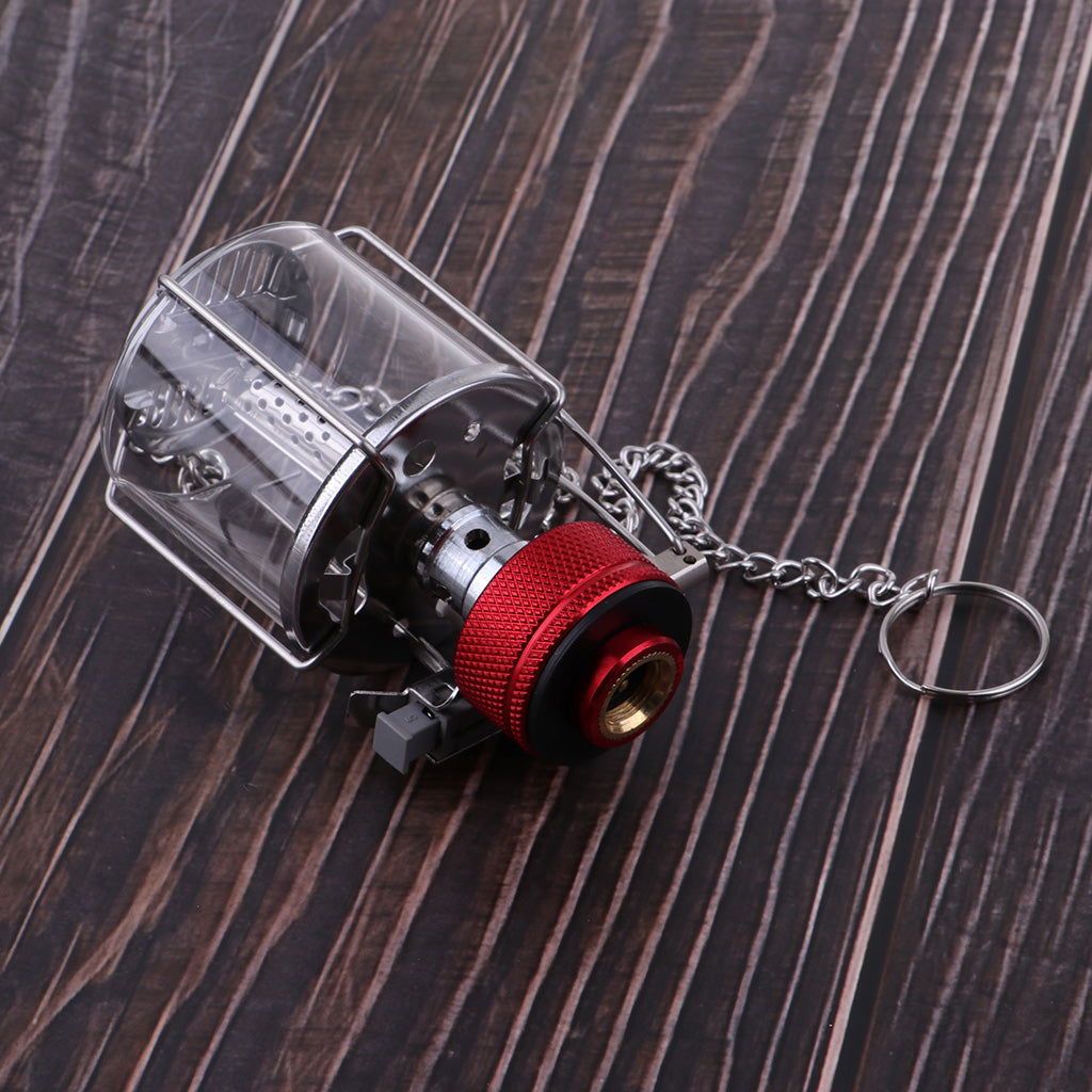 Outdoor Compact Single Mantle Gas Lantern Lamp Propane Light Camping Hiking
