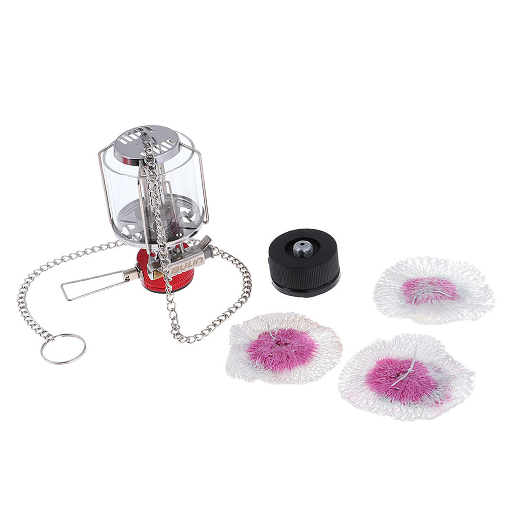 Outdoor Compact Single Mantle Gas Lantern Lamp Propane Light Camping Hiking