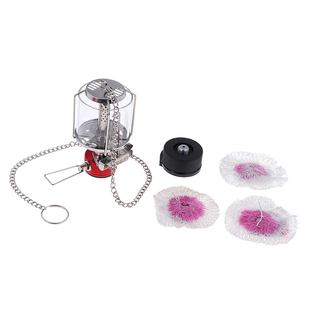 Outdoor Compact Single Mantle Gas Lantern Lamp Propane Light Camping Hiking