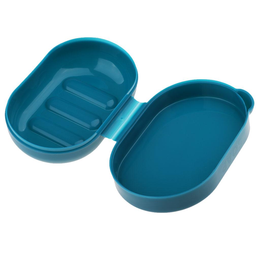 Plastic Soap Case Holder Container Storage Box Home Outdoor Camping Travel Green