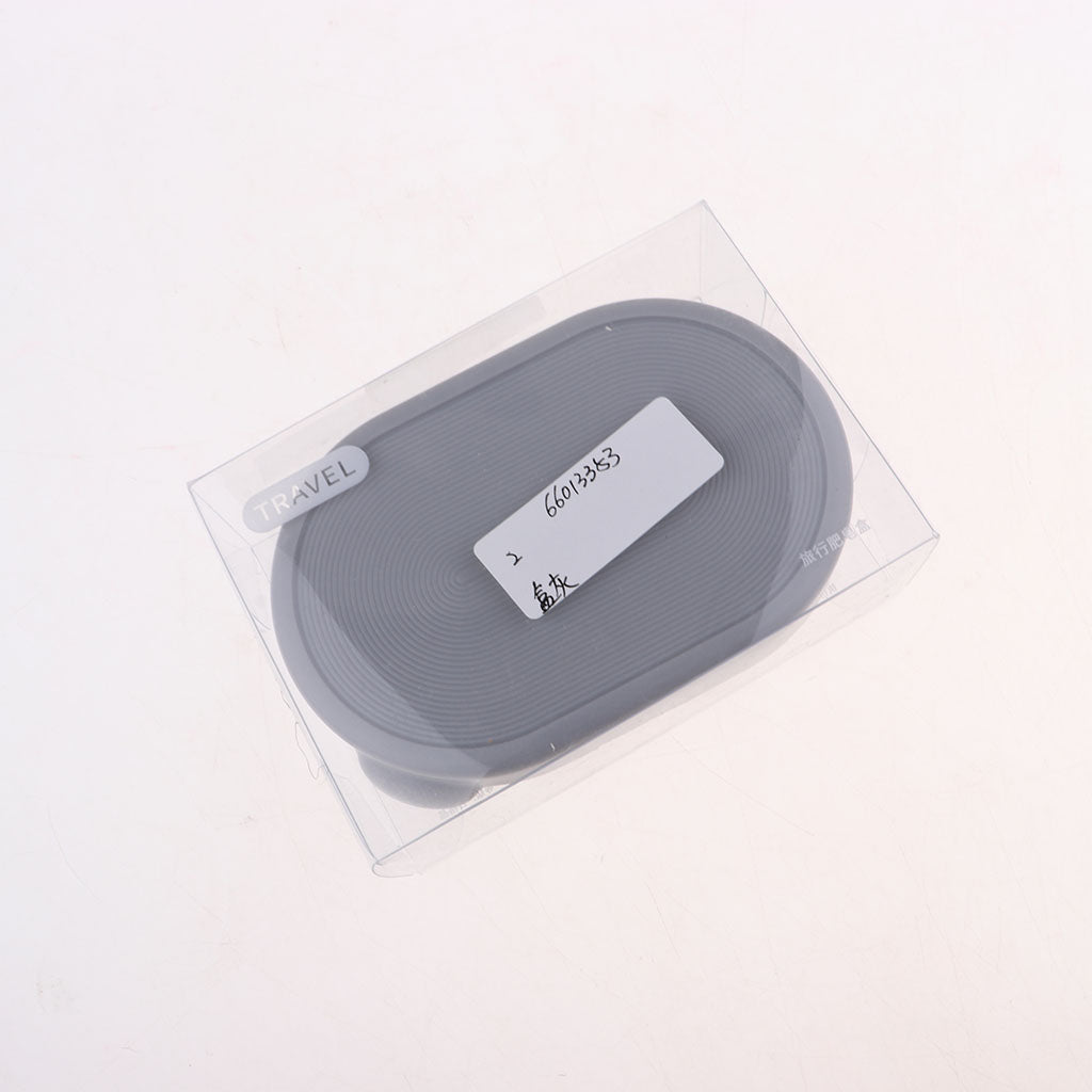 Plastic Soap Case Holder Container Storage Box Home Outdoor Camping Travel Grey