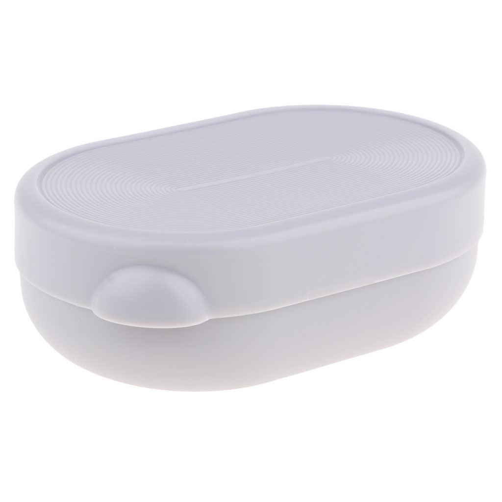 Plastic Soap Case Holder Container Storage Box Home Outdoor Camping Travel Grey