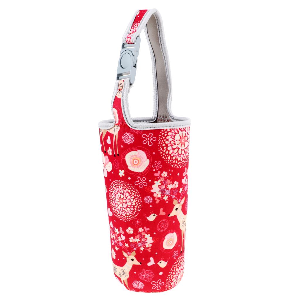 Tumbler Carrier Holder Pouch For 30oz Vacuum Travel Insulated Mug Red Deer 