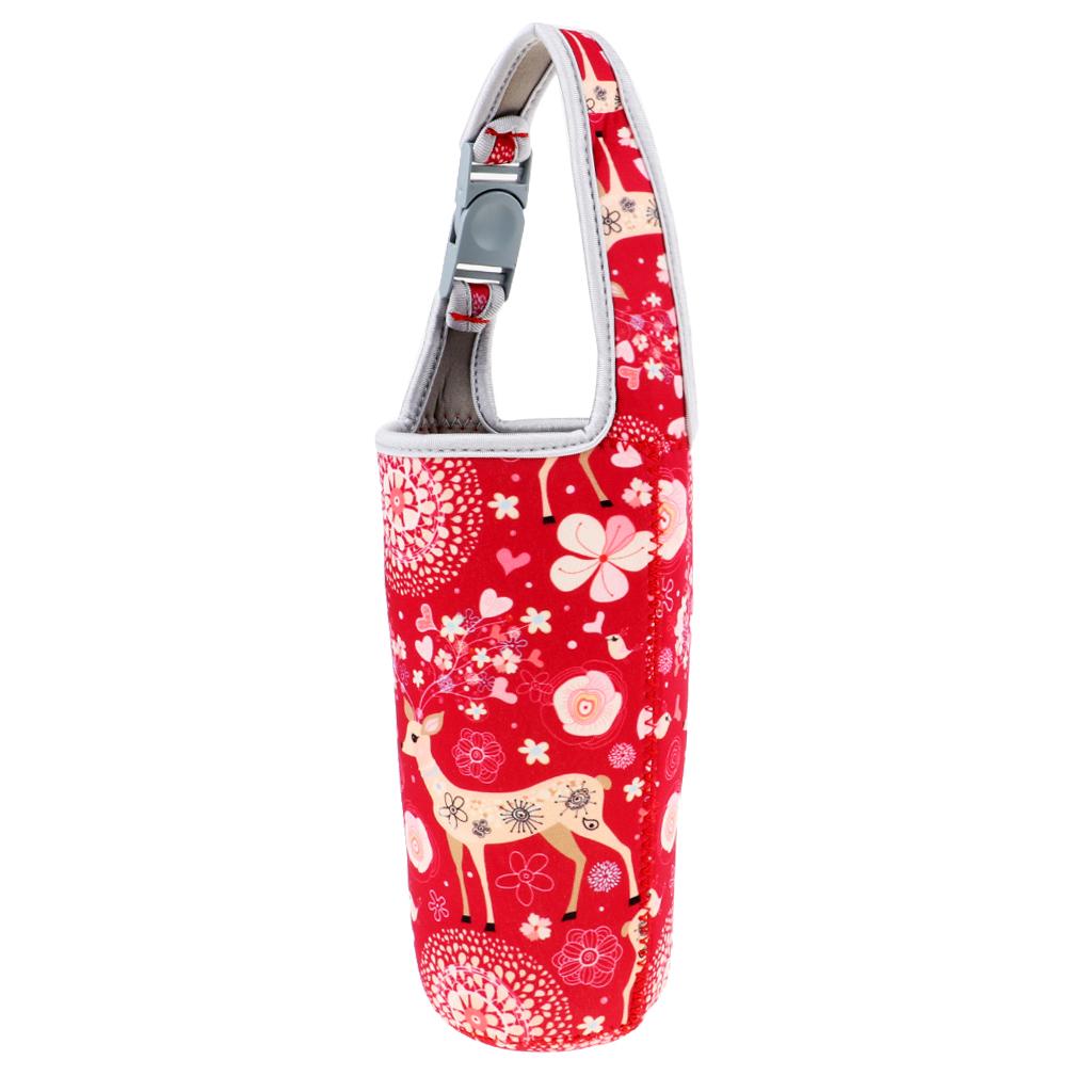 Tumbler Carrier Holder Pouch For 30oz Vacuum Travel Insulated Mug Red Deer 