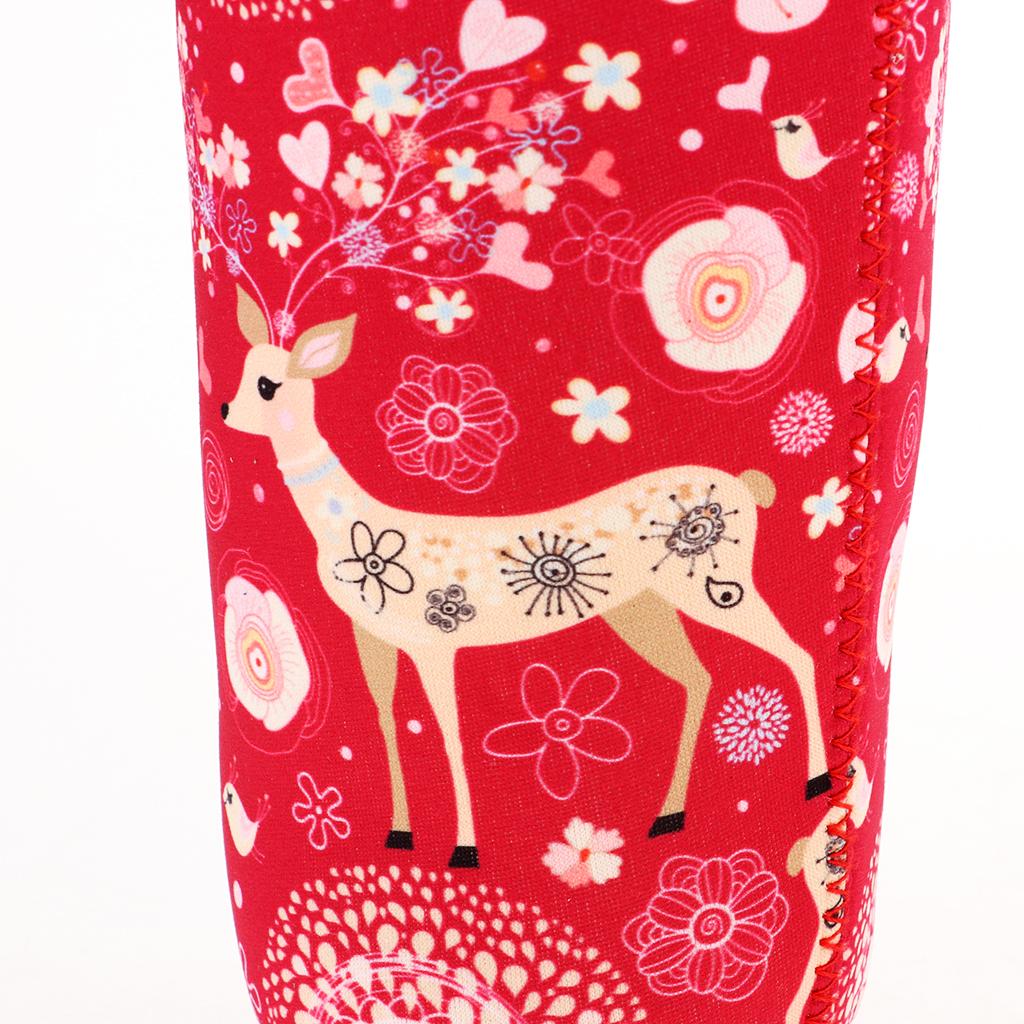 Tumbler Carrier Holder Pouch For 30oz Vacuum Travel Insulated Mug Red Deer 