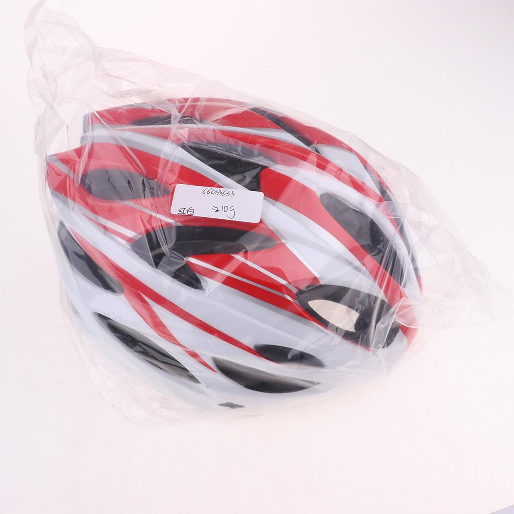 Adults Safety Helmet for Cycling Roller Inline Skating Biking Red White