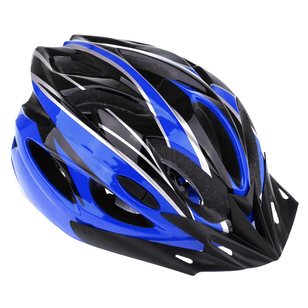 Adults Safety Helmet for Cycling Roller Inline Skating Biking Blue Black