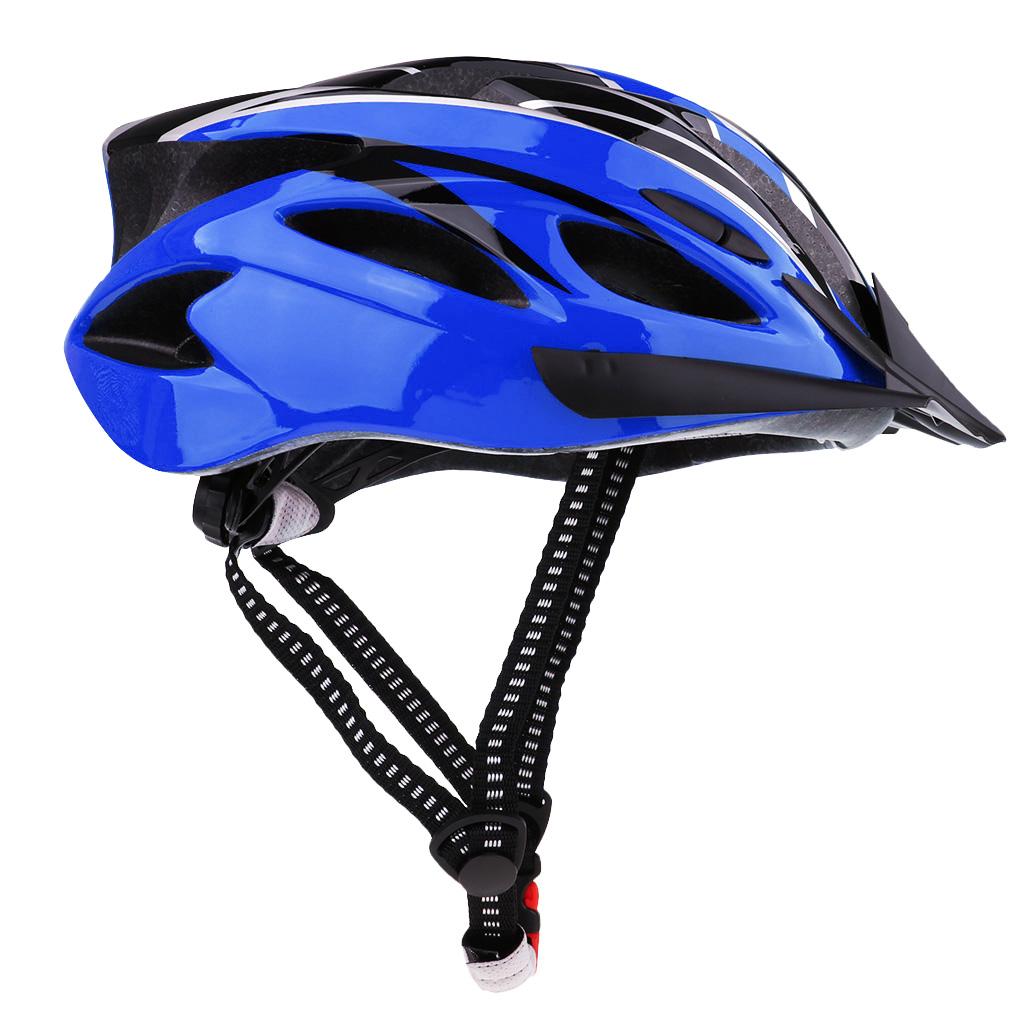 Adults Safety Helmet for Cycling Roller Inline Skating Biking Blue Black