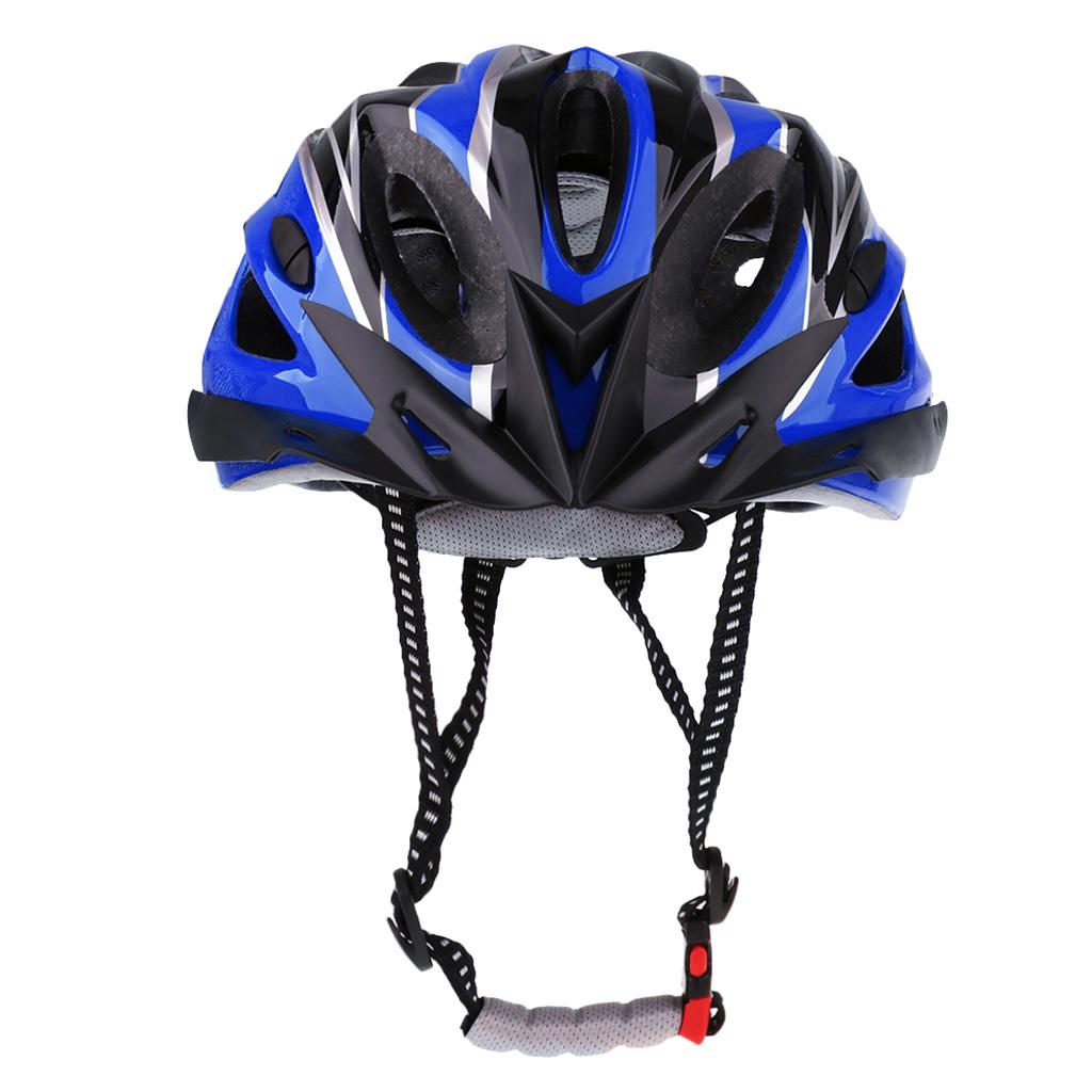Adults Safety Helmet for Cycling Roller Inline Skating Biking Blue Black