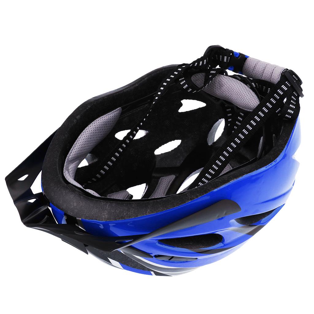 Adults Safety Helmet for Cycling Roller Inline Skating Biking Blue Black