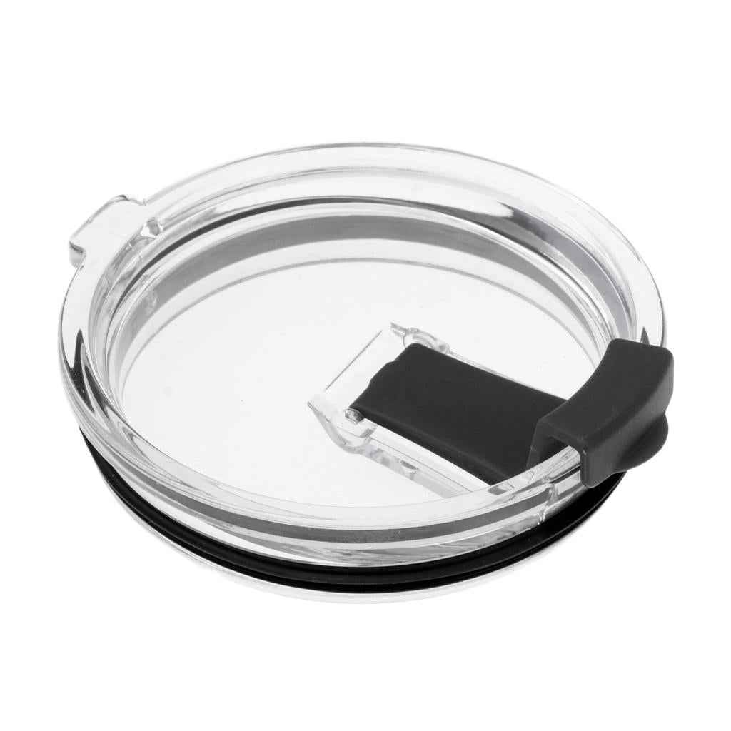 Tumbler Replacement Lids, Spill Proof and Splash Resistant Lid for Cup 30oz Black