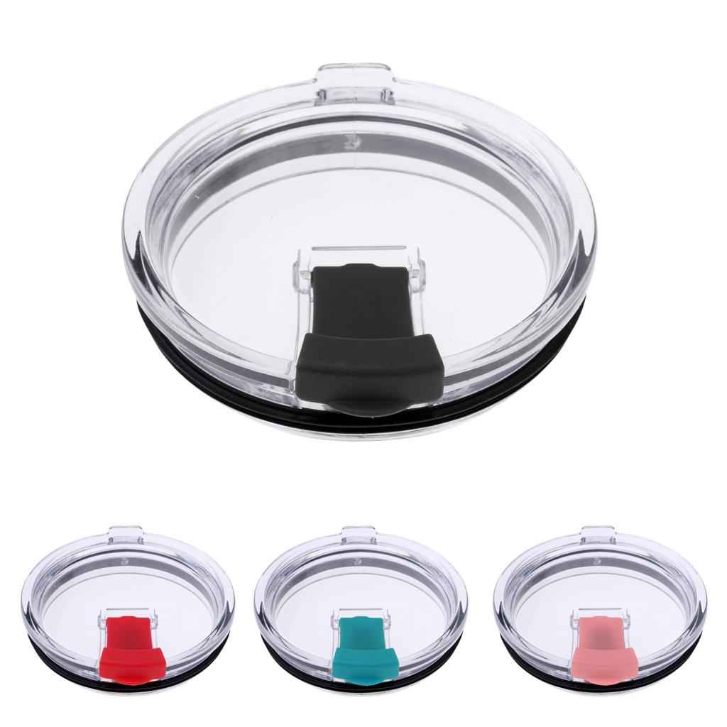 Tumbler Replacement Lids, Spill Proof and Splash Resistant Lid for Cup 30oz Black