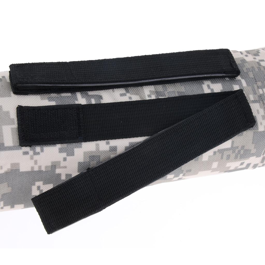 Outdoor Waterproof Water Bottle Drink Storage Bag Carry Pouch Cover Carrier 9x25cm Camo