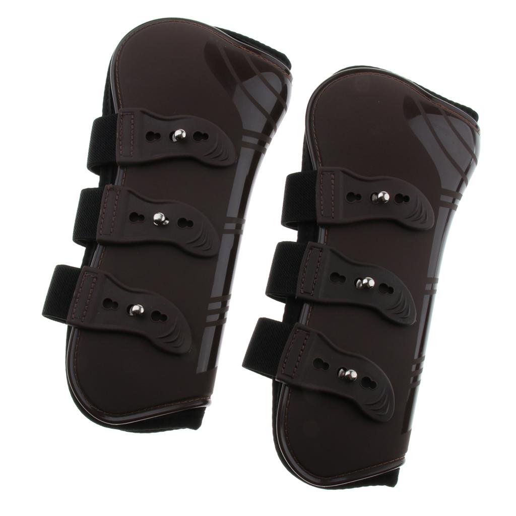 Horse Leg Boots Hind Front Leg Tendon Protect Wraps Cover Equestrian Wear Front Leg