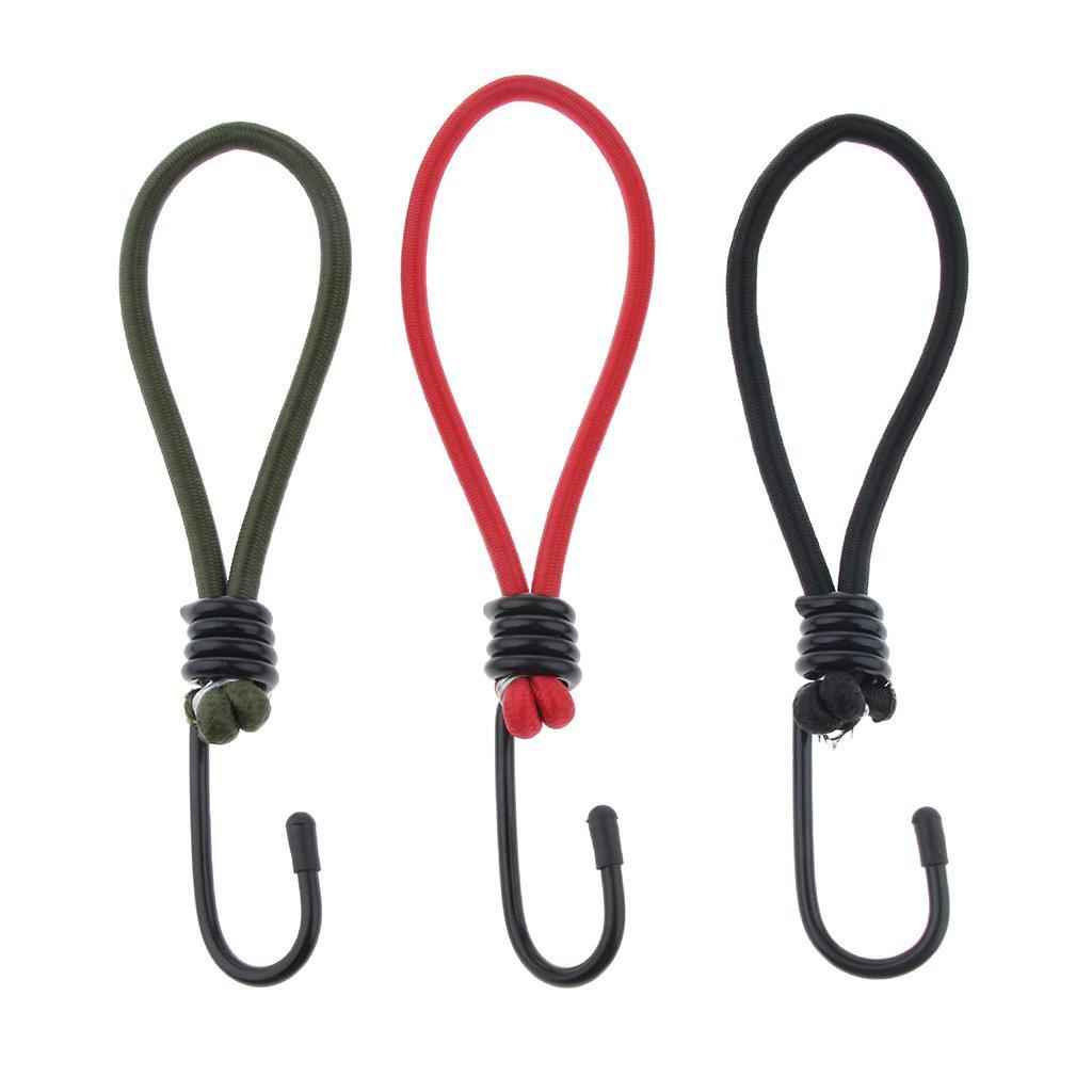 5 Pcs Bungee Hook Tie - Tarpaulin Elastic Stretch Cord Straps Hook 6.5mm