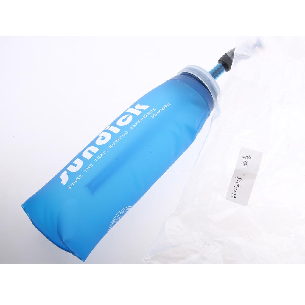 600ml Foldable Sports Water Bottle Flask for Camping Hiking Cycling Type B