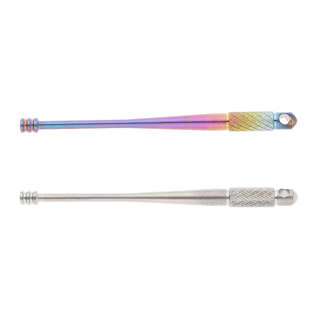 2x Titanium Alloy Camping Ear Pick Ear Curette Travel Kit Ear Cleansing Tool