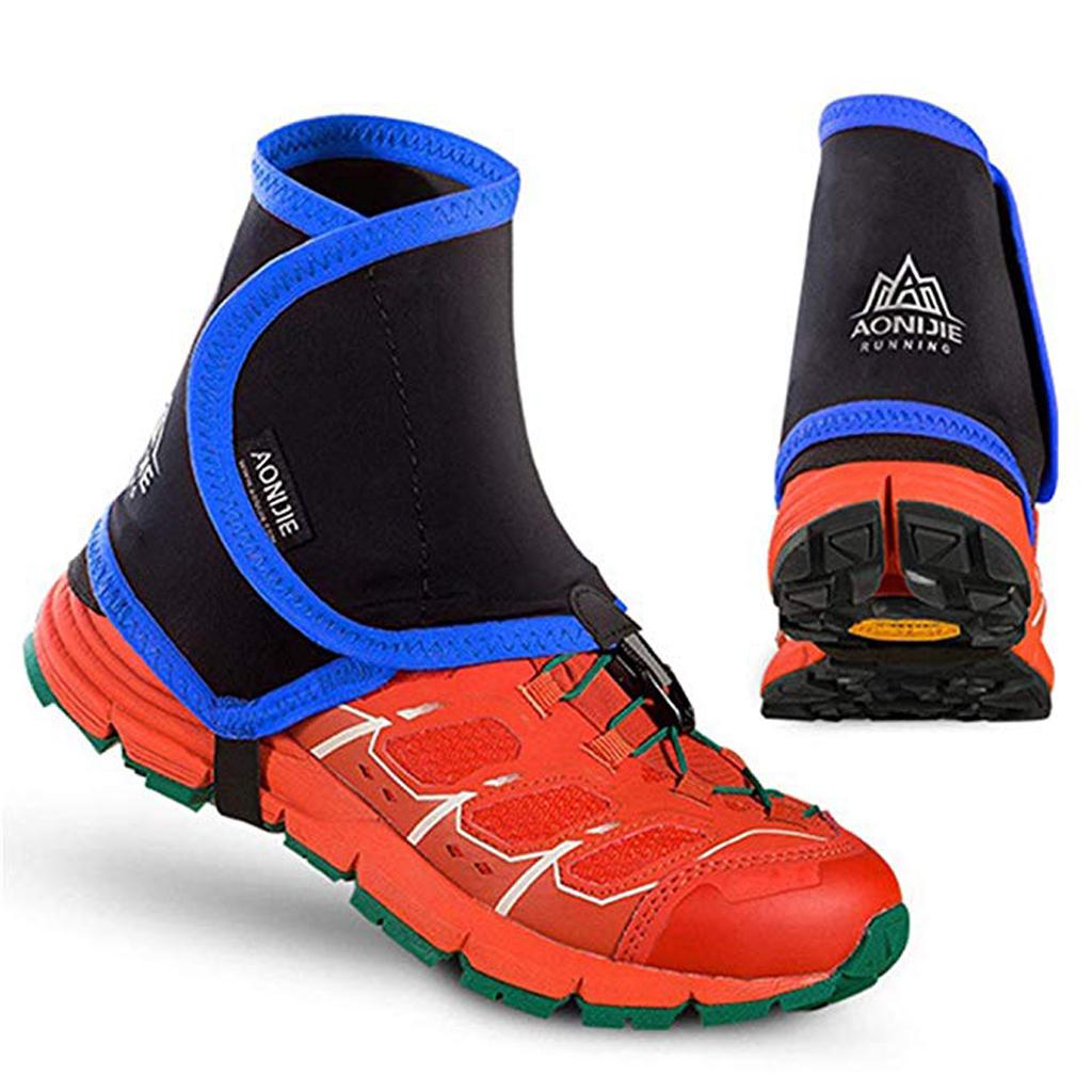 Waterproof Outdoor Hiking Walking Climbing Hunting Snow Legging Gaiters Blue